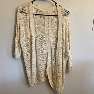 Tan cardigan